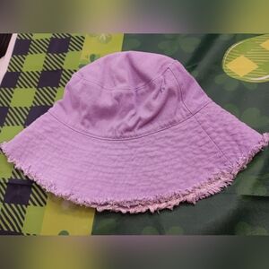 Charming Revetsible Lavender Kids Sun Hat